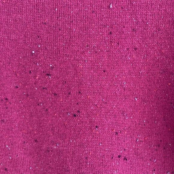 Talbots Kitty Tweed Crew Sweater Dress Button Accent Womens Plus 1X Pink - Picture 5 of 10